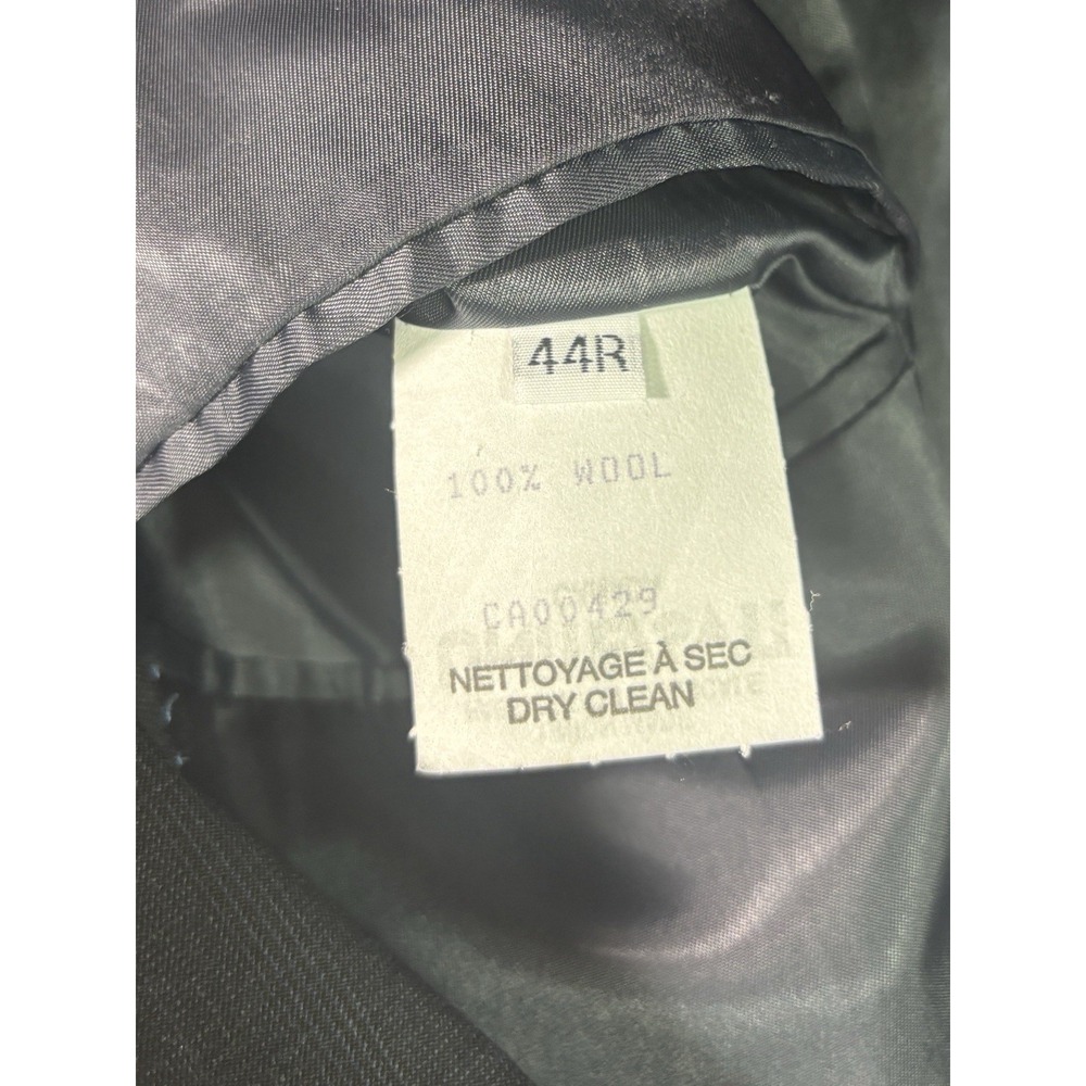 Charcoal Plaid Peter Millar Blazer Jacket Sport Suit Coat All Season Wool 44r View 5